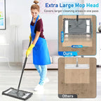 Wall Cleaner Mop Replacement Head, 2 Pack Chenille Reusable Dust Mop Pads - Image 2
