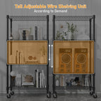 Himimi 72" H Wire Shelving Unit Storage, Metal Storage Shelves - Image 6