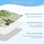 Green Anna Hummingbird and Palm Leaves Ironing Mat Thickened Ironing Blanket - Image 4
