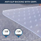 SALLOUS Clear Chair Mat for Carpet, Gaming Chair Mat - Image 3