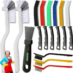 12Pcs Crevice Cleaning Brush Set, Designed specifically by CRAFNEW