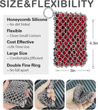Herda 316L Cast Iron Scrubber Cleaner, Large Cast Iron Chain Mail Scrubber - Image 5