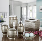 Creative Scents Dublin Silver Toilet Brush Set - Image 5