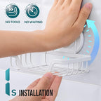 TAILI Soap Holder Bar Dish Suction Cup, Bar Shampoo Rack - Image 2