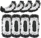 Mop Slippers Socks Floor Cleaning, Microfiber Shoe Covers dust Washable Reusable by EKIORI