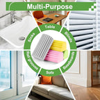 4-Pack Damp Clean Duster Sponge, Reusable Magic Dusting Sponge Brush - Image 5