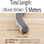 Self-Adhesive Pile Weather Stripping Seal - Image 3