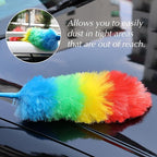 Rainbow Extendable Static Duster Reusable Microfiber Duster - Image 7