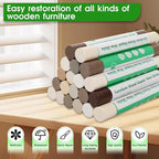 Furniture Markers Touch Up, 20 Colors Wood Filler Sticks, Wood Wax Crayons - Image 4