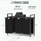 Laundry Hamper, Laundry Sorter - Image 4