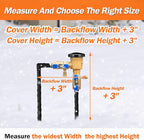 TOHONFOO Backflow Preventer Pipe Insulation Cover - Image 2