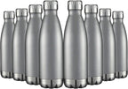 HASLE OUTFITTERS 17oz Stainless Steel Water Bottles Bulk, Vacuum Insulated by HASLEOUTFITTERS