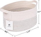 Medium and Large Woven Basket//With Handle, Used - Image 2