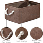 WarmHome Fabric Storage Bin Shelf Basket - Image 6