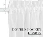 NICETOWN Sheer Door Curtain, Side Curtains - Image 2