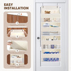 QINGUANG Over The Door Organizer, Hanging Organization and Storage, Behind Door - Image 6
