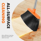 NACENA Heavy Duty Broom, 55 Inch Long Handle Outdoor Large Angle Brooms - Image 6