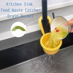 Faucet Hanging Strainer Kitchen Sink Food Waste Catcher Drain Basket, Plastic - Image 4