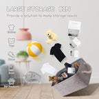 TheWarmHome Large Storage Bins- Storage Baskets - Image 4