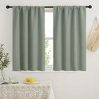 RYB HOME Small Window Curtains Blackout by RYBHOME