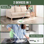 FEPPO Steam Mop with Detachable Handheld Steam Cleaner - Image 2