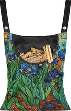 Floral Print Clothespin Organizer Bag Fashion Clothespin Storage Organizer by CREAMIC