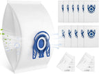 12 Pack 3D Airclean GN Vacuum Bags Compatible by LINNIW