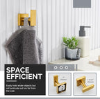 Angle Simple Towel Hook for Bathroom, SUS 304 Stainless Steel Robe Coat Hook - Image 3