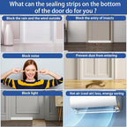 Under Door Draft Stopper, Self-Adhesive Door Sweep - Image 6