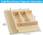 WelFurGeer Premium Wooden Silverware Organizer - Image 6