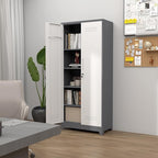 Broom Storage Cabinet, Metal Cabinet - Image 7