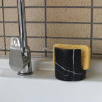 Natural Black Marble Sponge Holder - Image 2