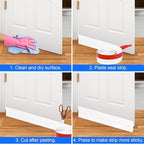 ToLanbbt Weather Stripping Silicone Door Seal Strip 1 in x 20 ft Door Draft - Image 6