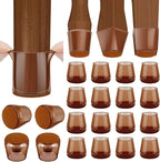 BALEINE 16 Pack Silicone Chair Leg Floor Protectors, Stool Leg Protectors Cap by BALEINE