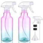 Plastic Spray Bottle 16.9oz Empty Spray Bottles Refillable Container Trigger by Hethyo