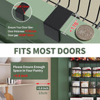 Over The Door Organizer，8-Tier Over The Door Pantry Organizer - Image 5