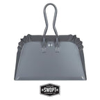 SWOPT Angled Broom Head + Push Broom Head + 17” Steel Dustpan – Multi-Surface - Image 4