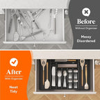 Lifewit Silverware Drawer Organizer, Expandable Utensil Organizer - Image 6