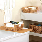 Water Hyacinth Wicker Basket 2 Pack - Image 5