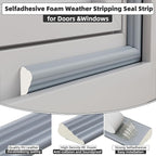 2 Pack*16.4 Ft Weather Stripping Seal Strip - Image 2