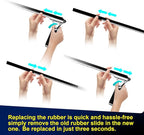 41-Inch High Elasticity Replacement Silicone Squeegee Strips, - Image 3
