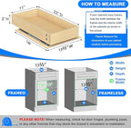 WelFurGeer Soft Close Pull Out Cabinet Organizer, Space-Saving Cabinets - Image 3