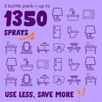 Originally Yellow Lavender Vinegar All Purpose Cleaning Spray | Distilled - Image 2