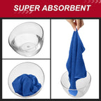 200 Pcs Microfiber Cleaning Cloth 16x16 Inch Microfiber Towels - Image 3