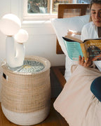 Round Seagrass Laundry Hamper - Image 6