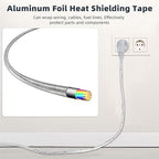 Zonon 2 Rolls Aluminum Foil Tape Heat Shield Tape Barrier Adhesive Reflective - Image 7