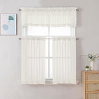 Chyhomenyc Sheer Ivory Valances - Image 2