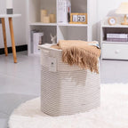 Medium and Large Woven Basket//With Handle, Used - Image 8