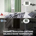 BGment Short Blackout Curtains 40 Inches Length - Image 3