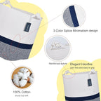 COMSE Extra Large Blanket Basket, Tall Woven Storage Basket, Nursery Hamper - Image 4
